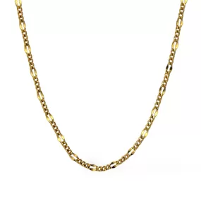 18k Yellow gold Figaro chain-224750