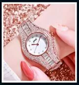 2020 Gedi Women Watches Top Luxury Full Rhinestone Crystal Wristwatch Gift Ladies Relogio Feminino M