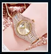 2020 Gedi Women Watches Top Luxury Full Rhinestone Crystal Wristwatch Gift Ladies Relogio Feminino M