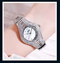 2020 Gedi Women Watches Top Luxury Full Rhinestone Crystal Wristwatch Gift Ladies Relogio Feminino M