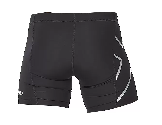 2XU Men's 1/2 Compression Short - MA4508B (BLK/SIL)