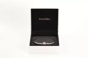 7" ﻿Pandora 925 Silver Hoop Bracelet (9.40g.)