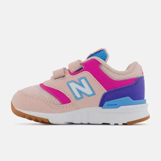 997H Hook & Loop Kids' Casual Trainer - Pink Haze/Aura