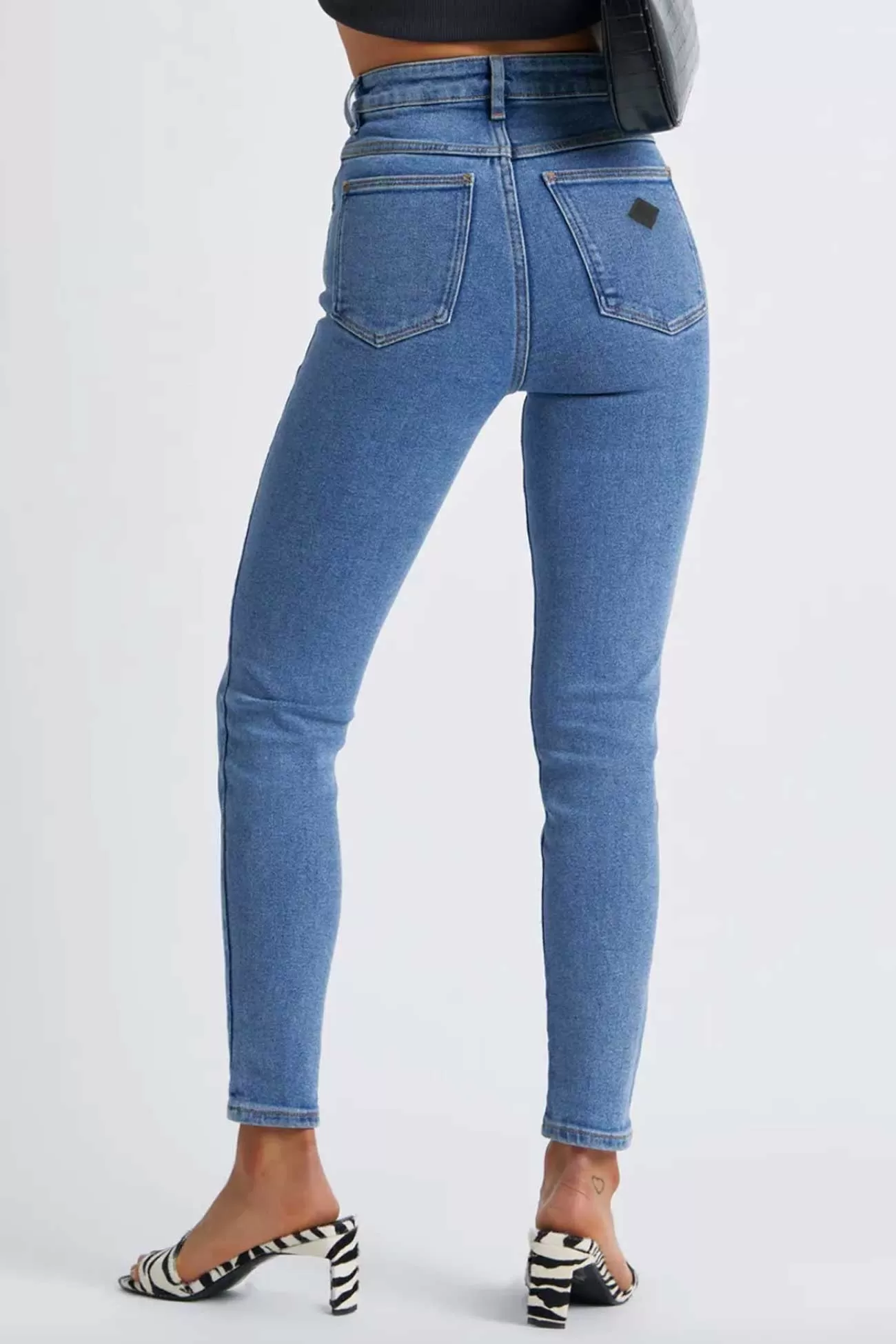 A High Skinny Ankle Basher Petite Jean LA Blues