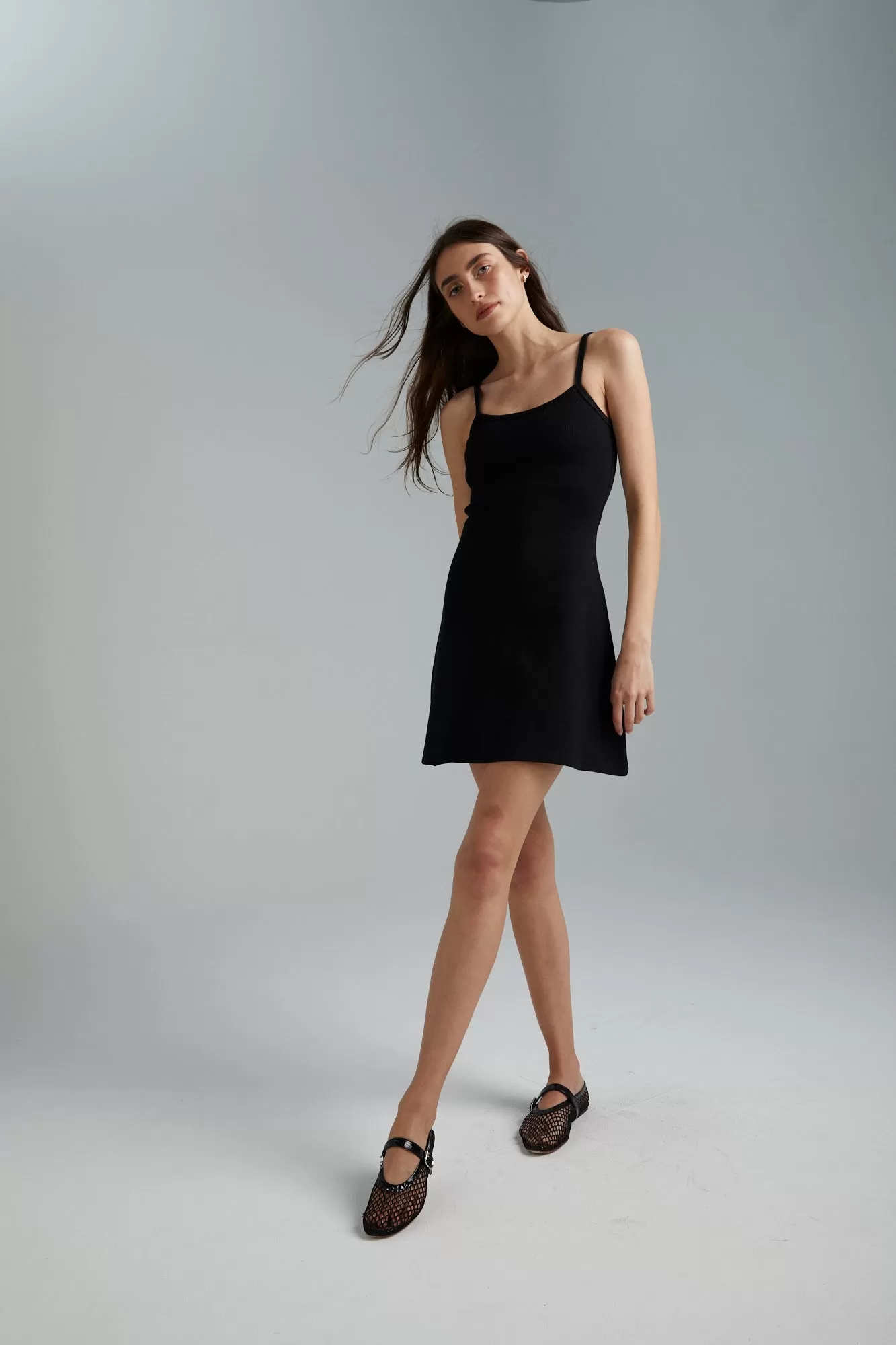 A Line Dress - Black