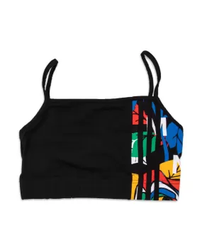 Adidas Crop Top Donna Nero