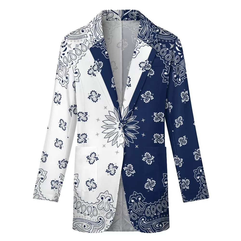 All Over Print Women's Blazer Women's casual suit