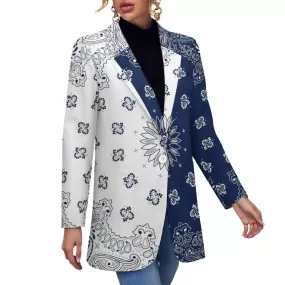 All Over Print Women's Blazer Women's casual suit