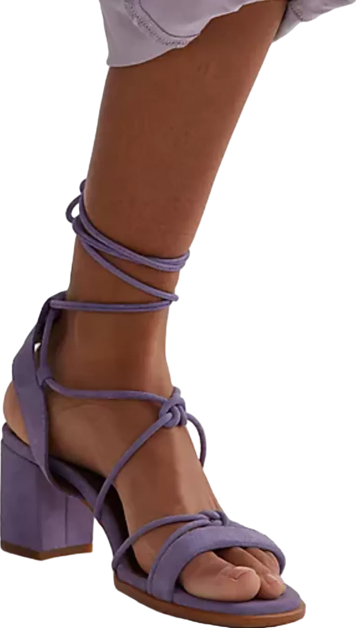 alohas Purple Sophie Lilac Suede Strappy Sandals UK 5 EU 38 👠