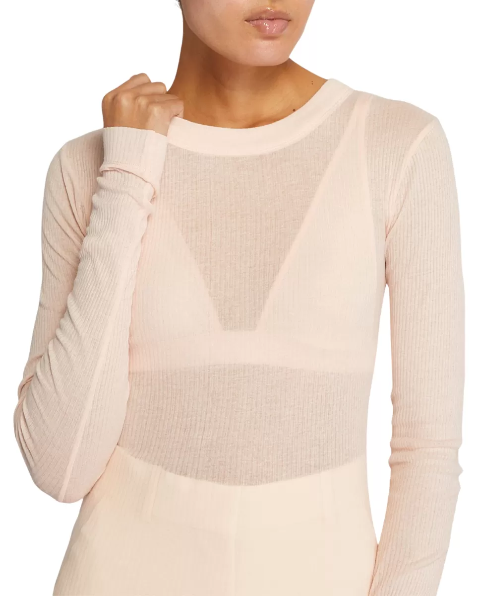 Anis Long-Sleeve Top Rose