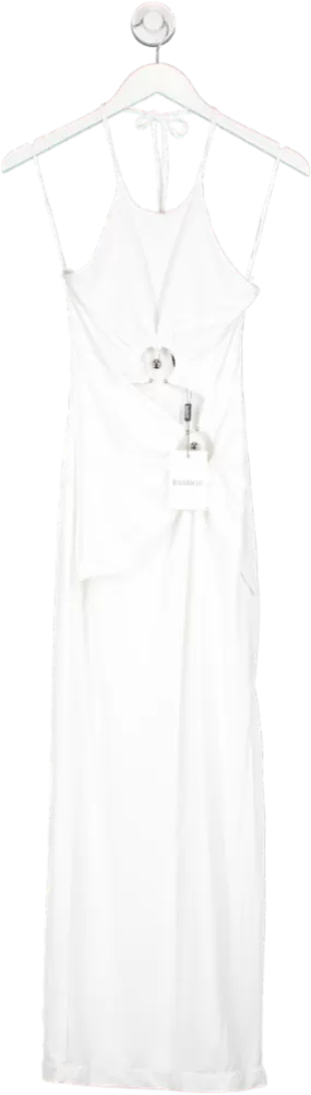 Bardot White Neve Maxi Dress UK XS