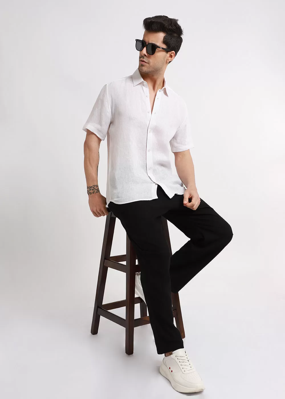 Batiste White Linen shirt