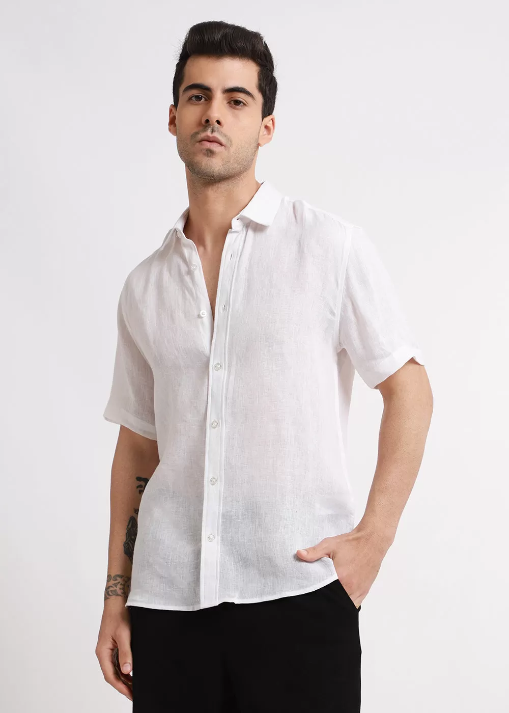 Batiste White Linen shirt