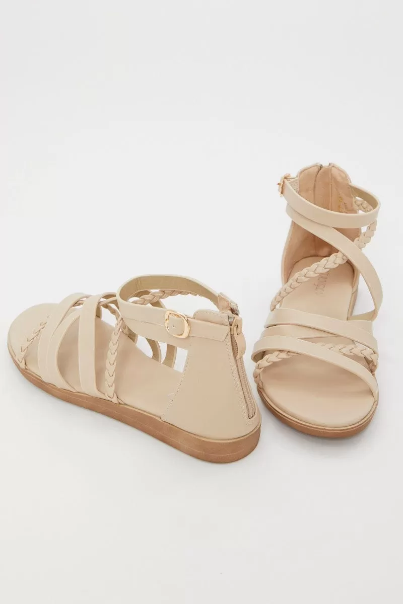 Beige Strappy Sandal