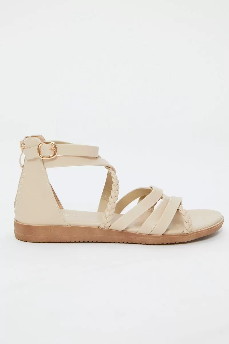 Beige Strappy Sandal