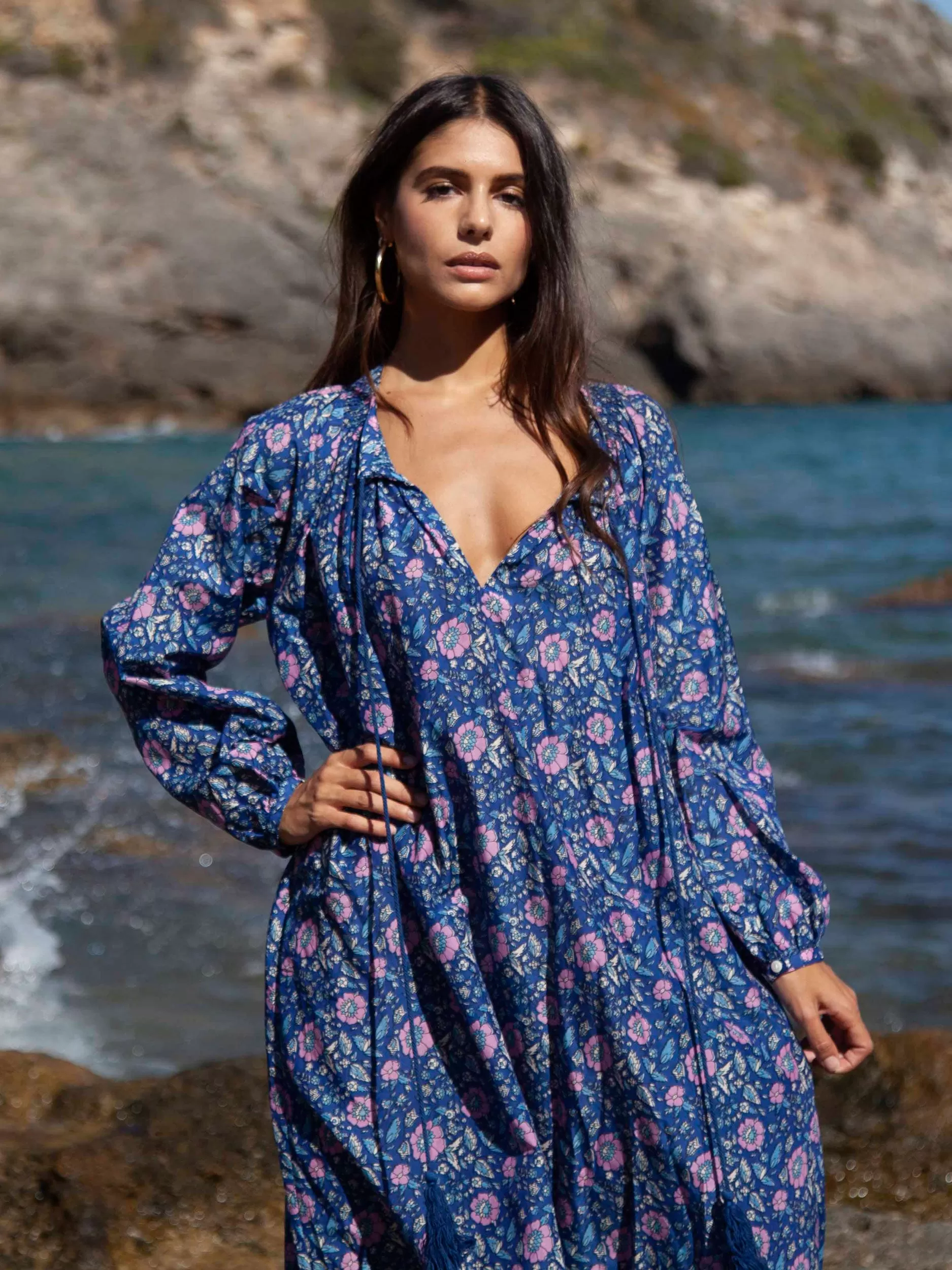 Bella Kaftan Dress | Anjuna Print