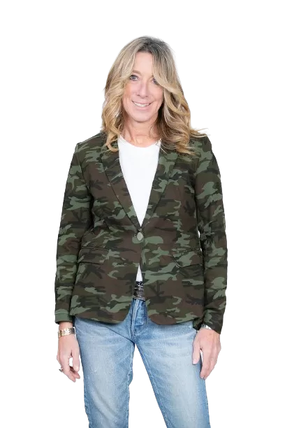 Big Skull Blazer - Camouflage