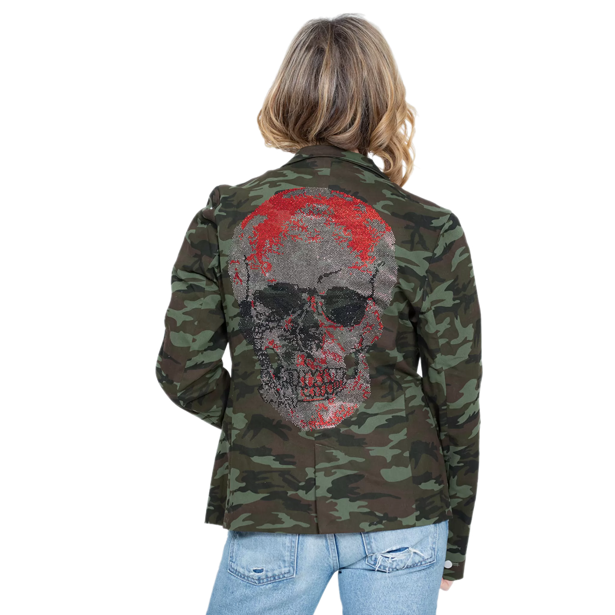 Big Skull Blazer - Camouflage