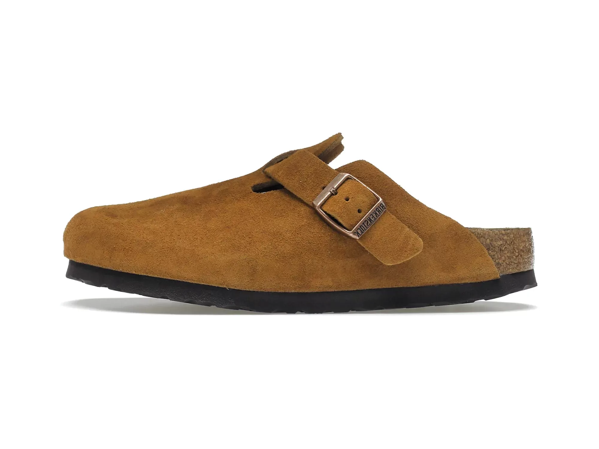 Birkenstock Boston "Soft Footbed Suede Mink"