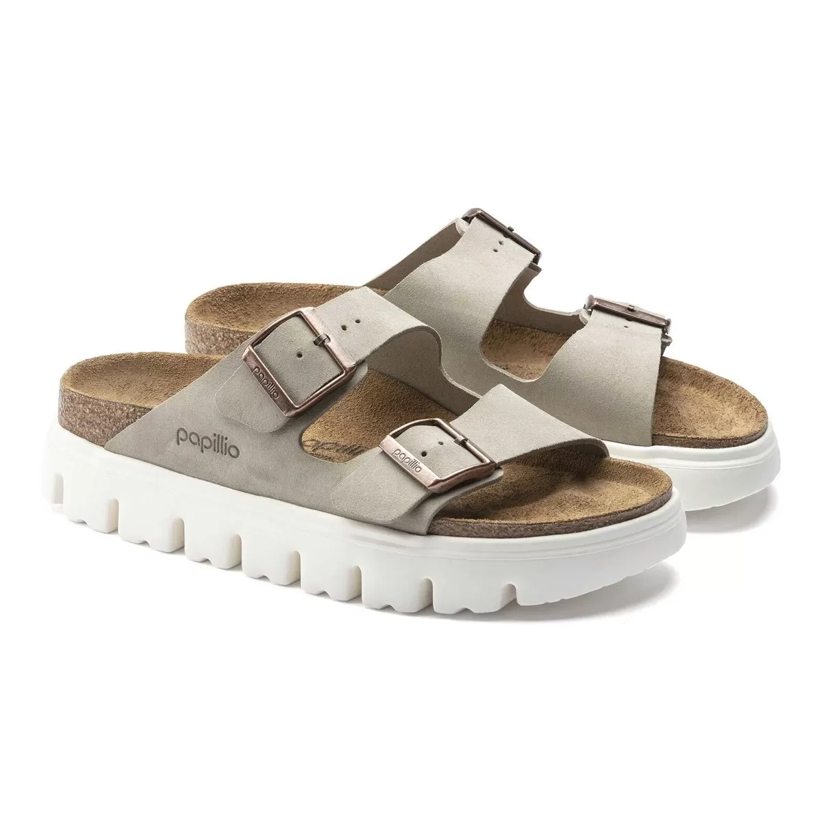 Birkenstock Women's Arizona Chunky Taupe Suede