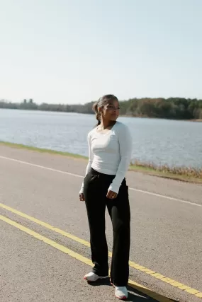 Black High Waist Sweatpants