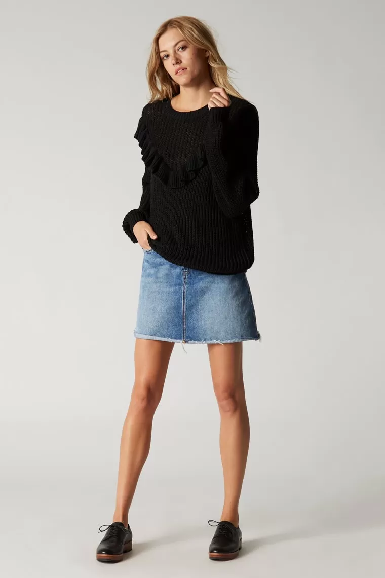 Blank NYC Black of Night Sweater