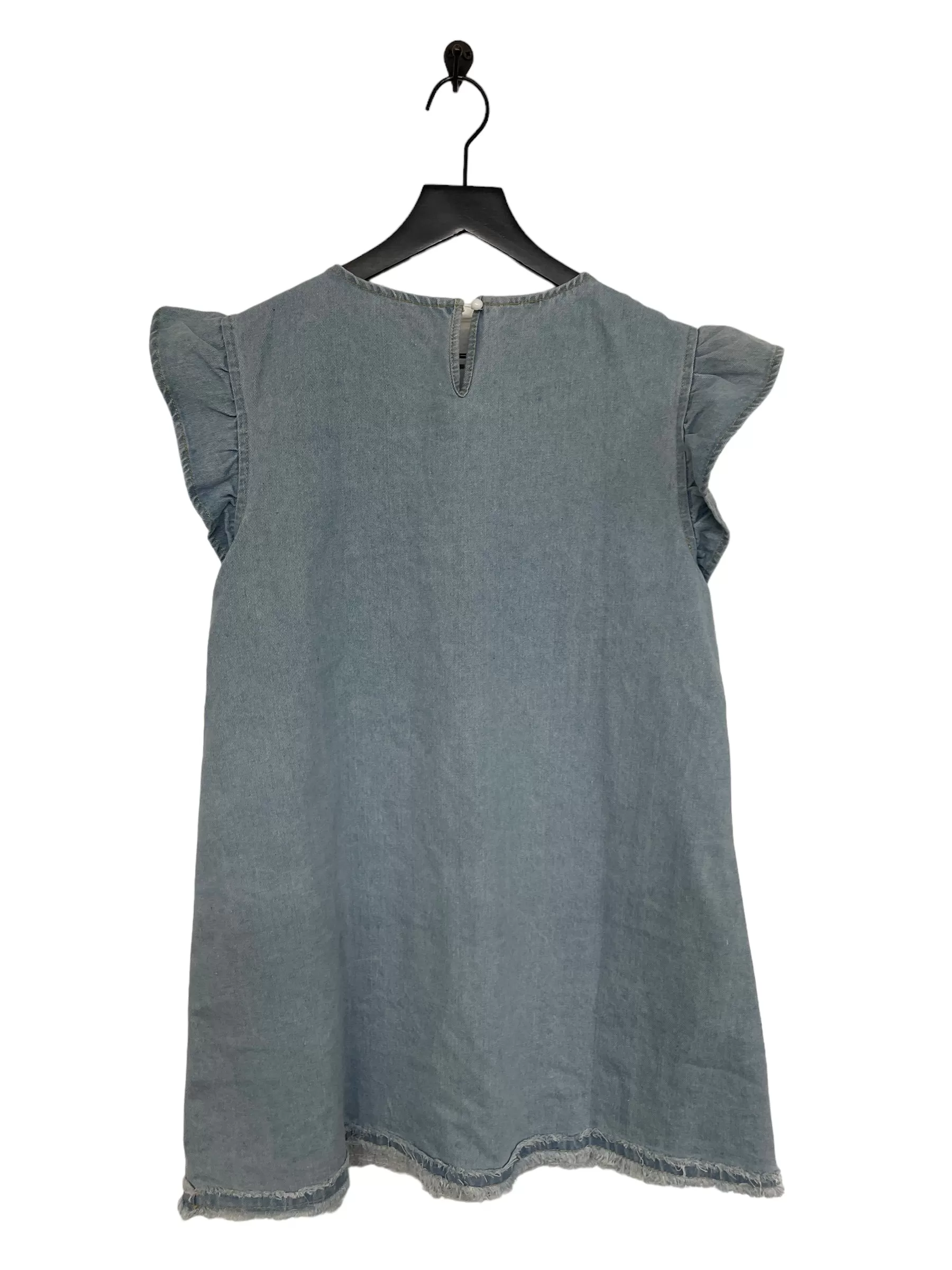 Blue Denim Dress Casual Short Cme, Size L