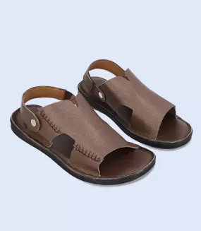 BM4589-BROWN-Men Sandal