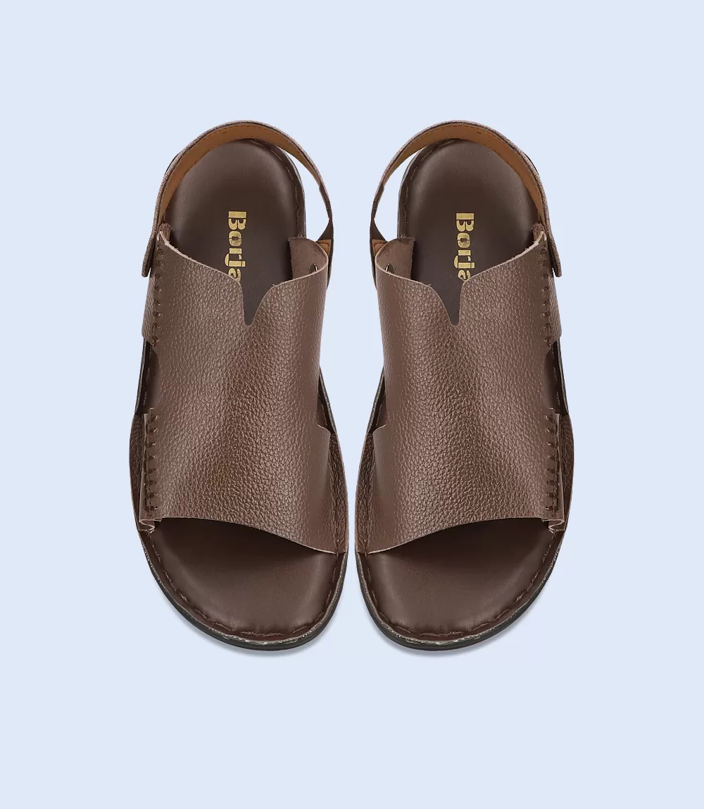 BM4589-BROWN-Men Sandal