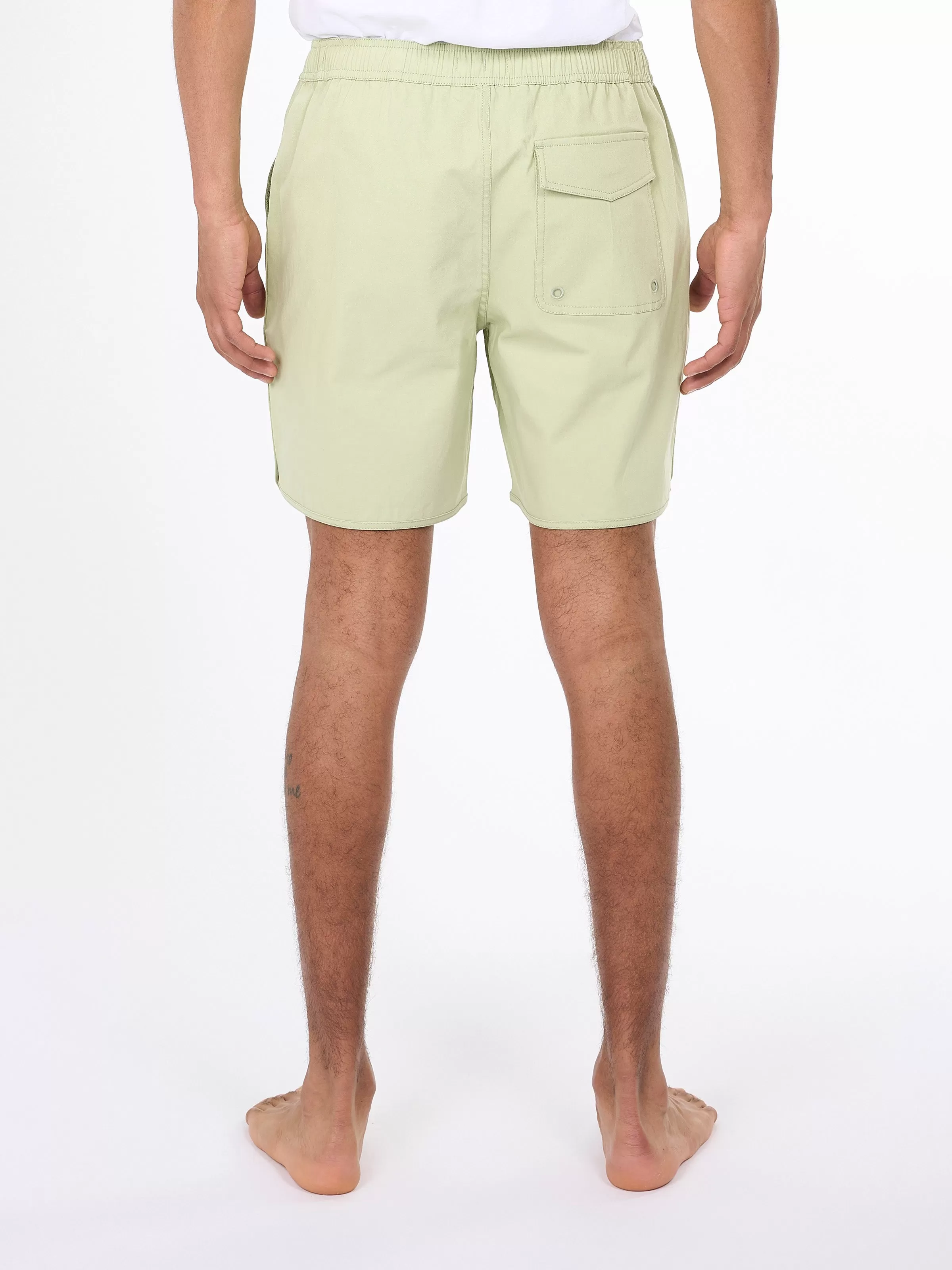 Boardwalk shorts with elastic waist - Swamp