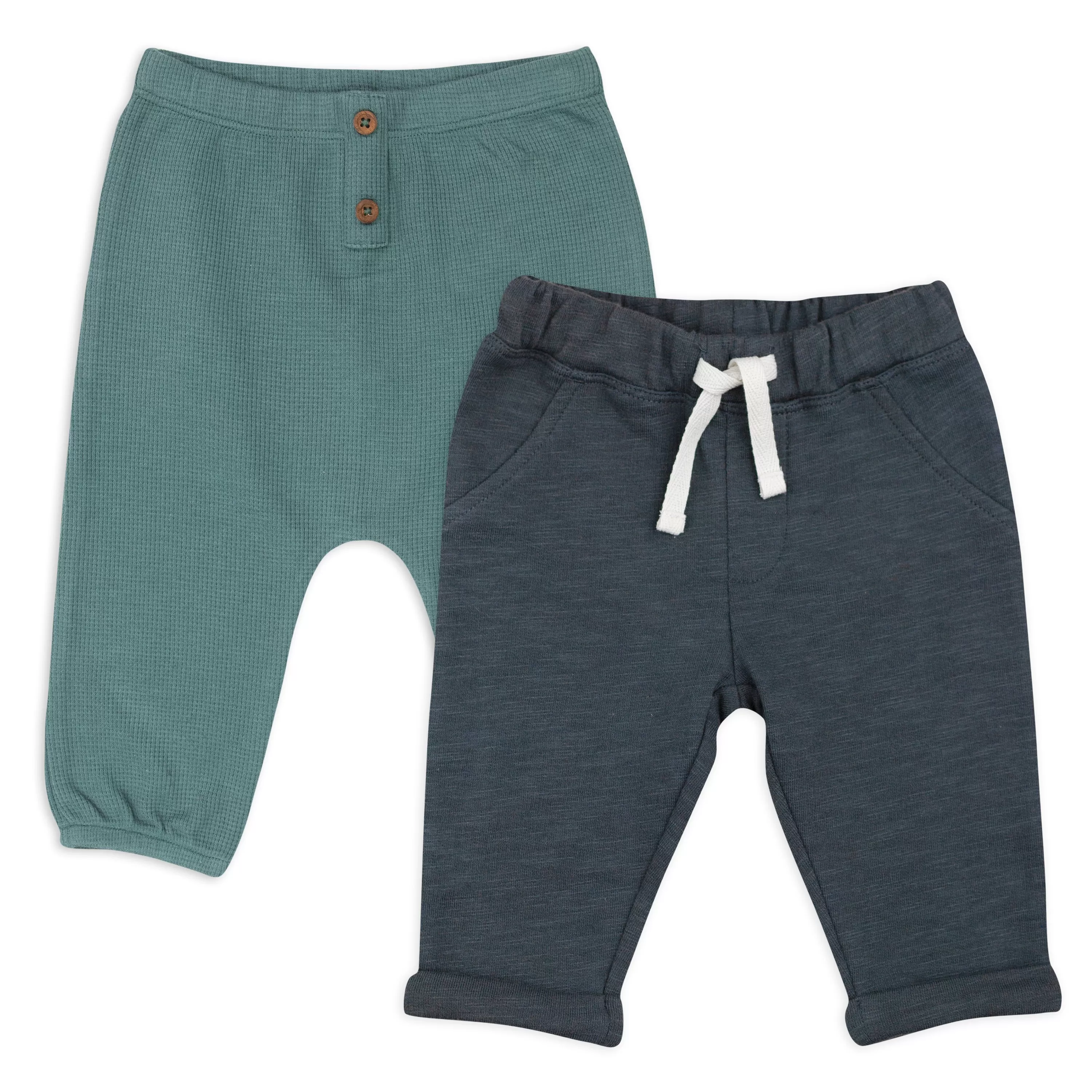 Boys Charcoal and Pine Green 2pk Pants