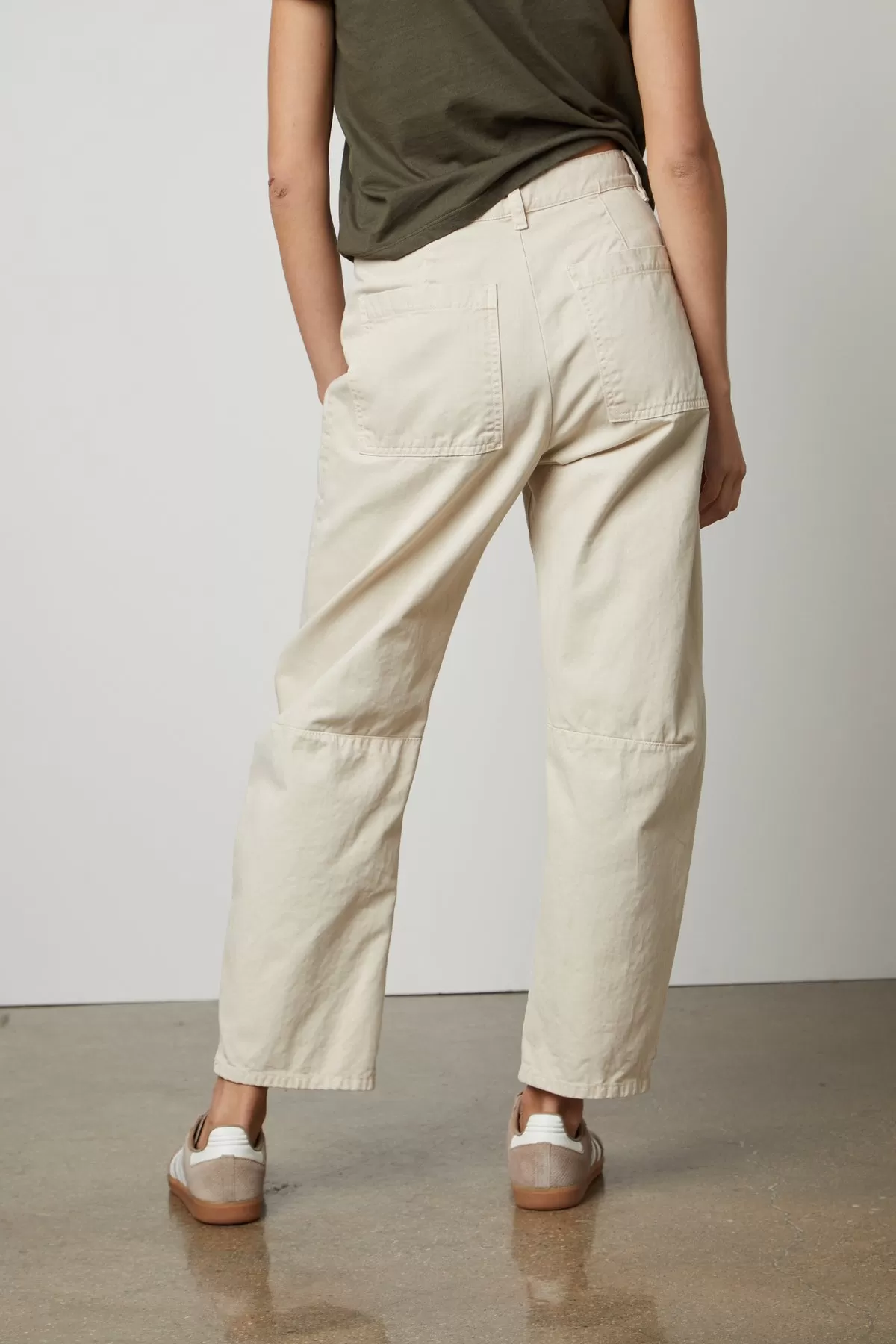 BRYLIE SANDED TWILL UTILITY PANT