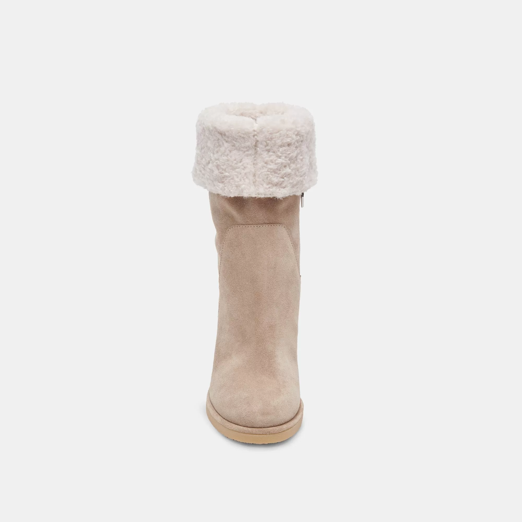 CADDIE PLUSH BOOTS ALMOND SUEDE