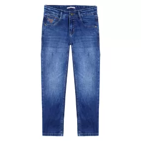 Cantabil Boys Blue Solid Jeans