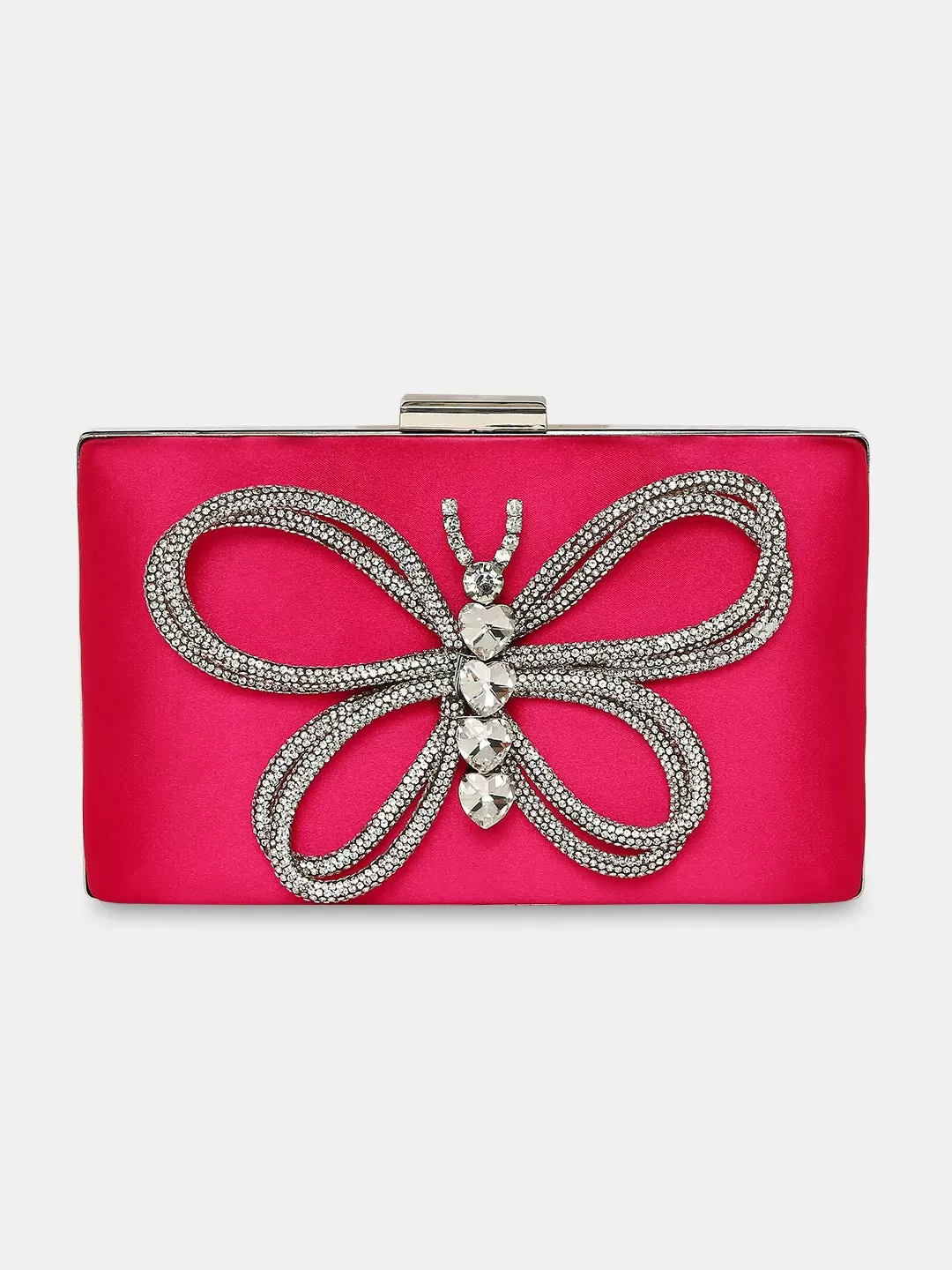 Caprese Ella Clutch Medium Fuchsia