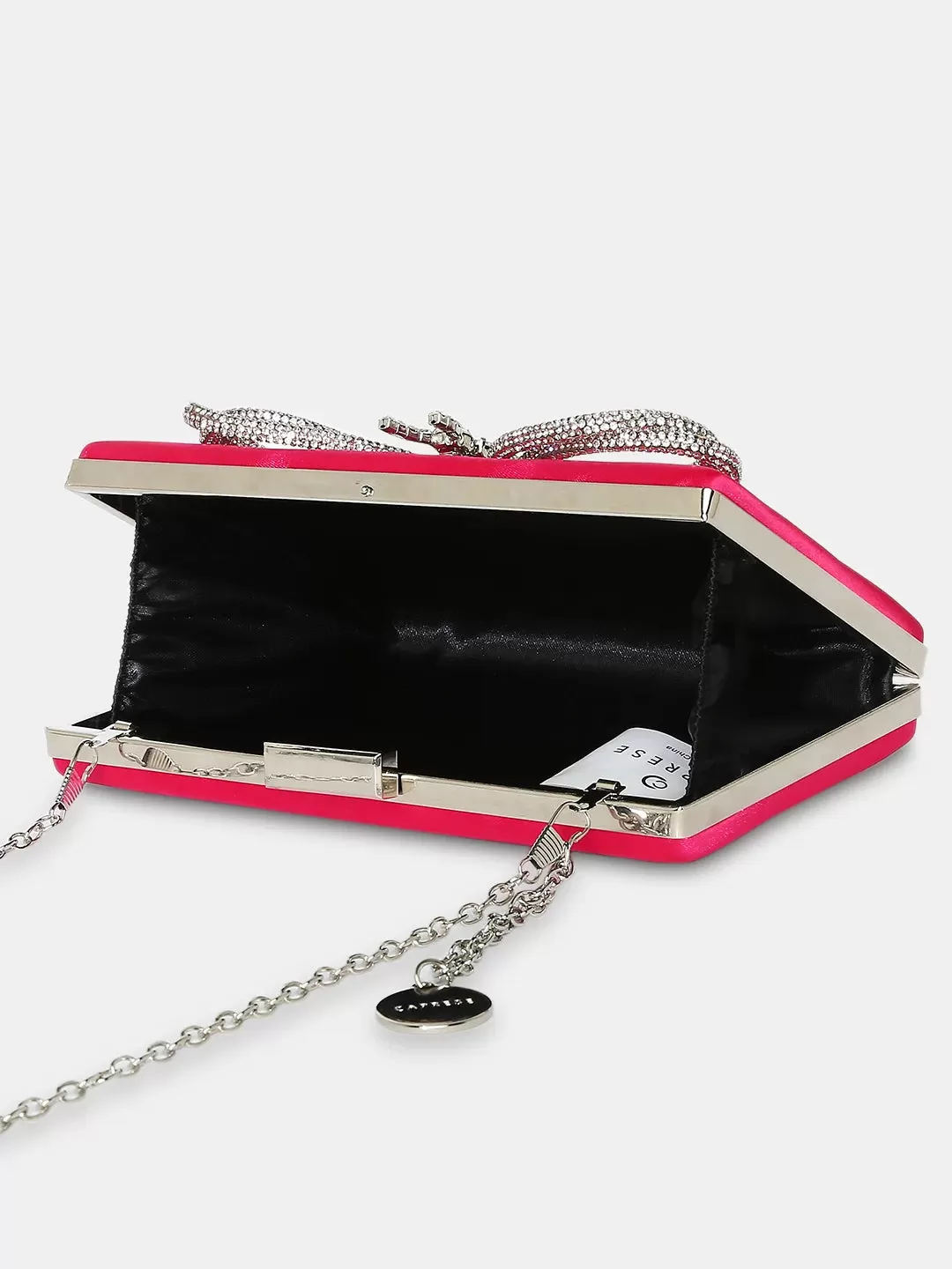 Caprese Ella Clutch Medium Fuchsia