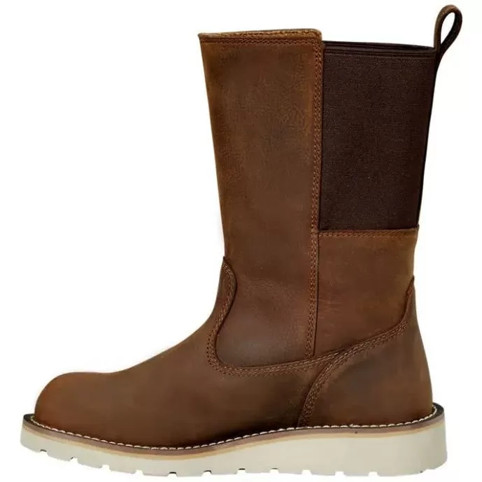 Carhartt Women's 10 Steel Toe WP Wellington Wedge Boot -Brown- FW1234-W