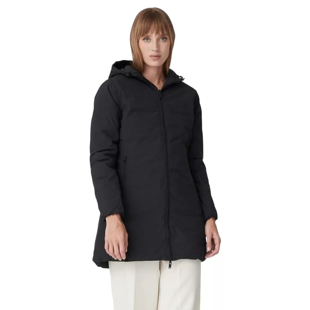 Ciesse Piumini Women's jacket with hood, fitted line and reversible Jusy black