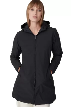 Ciesse Piumini Women's jacket with hood, fitted line and reversible Jusy black