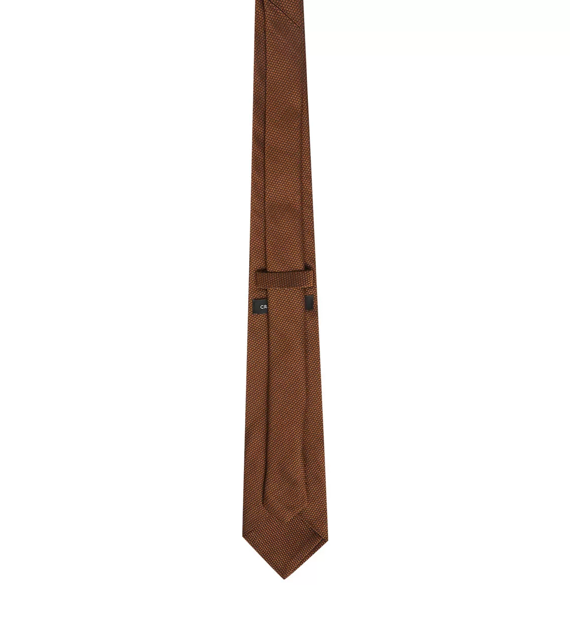 Cognac Grenadine Silk Tie