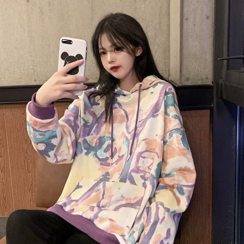 Colorful Hoodie With Front Pocket