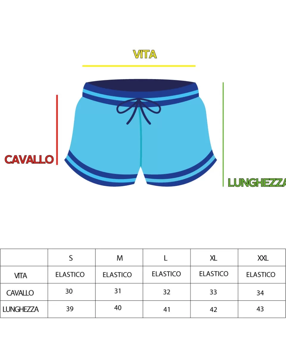 Costume Uomo Boxer Summer Fantasia Floreale Elastico Verde Casual GIOSAL-SU1201A