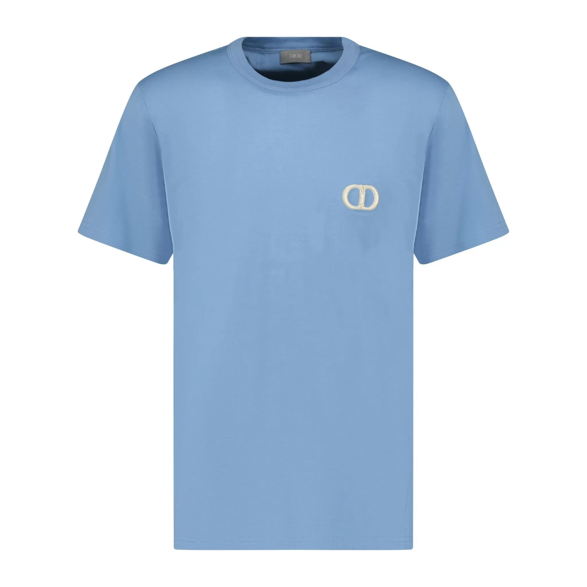 DIOR  'CD ICON' LOGO T-SHIRT BLUE