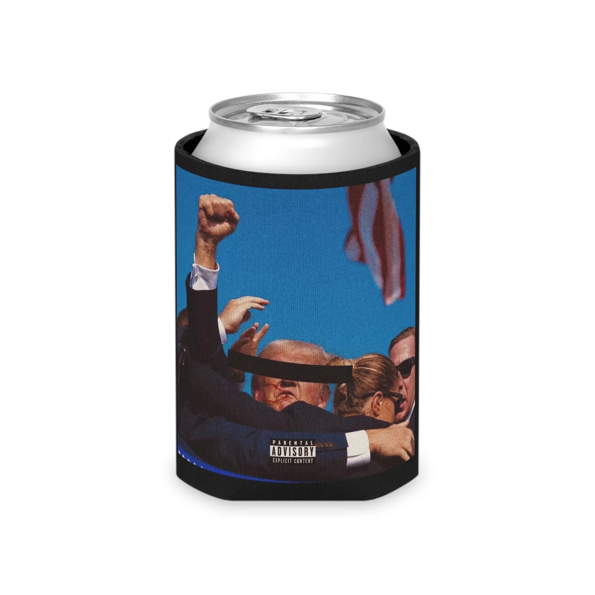 Donald Trump Album Blackout Cover Koozie