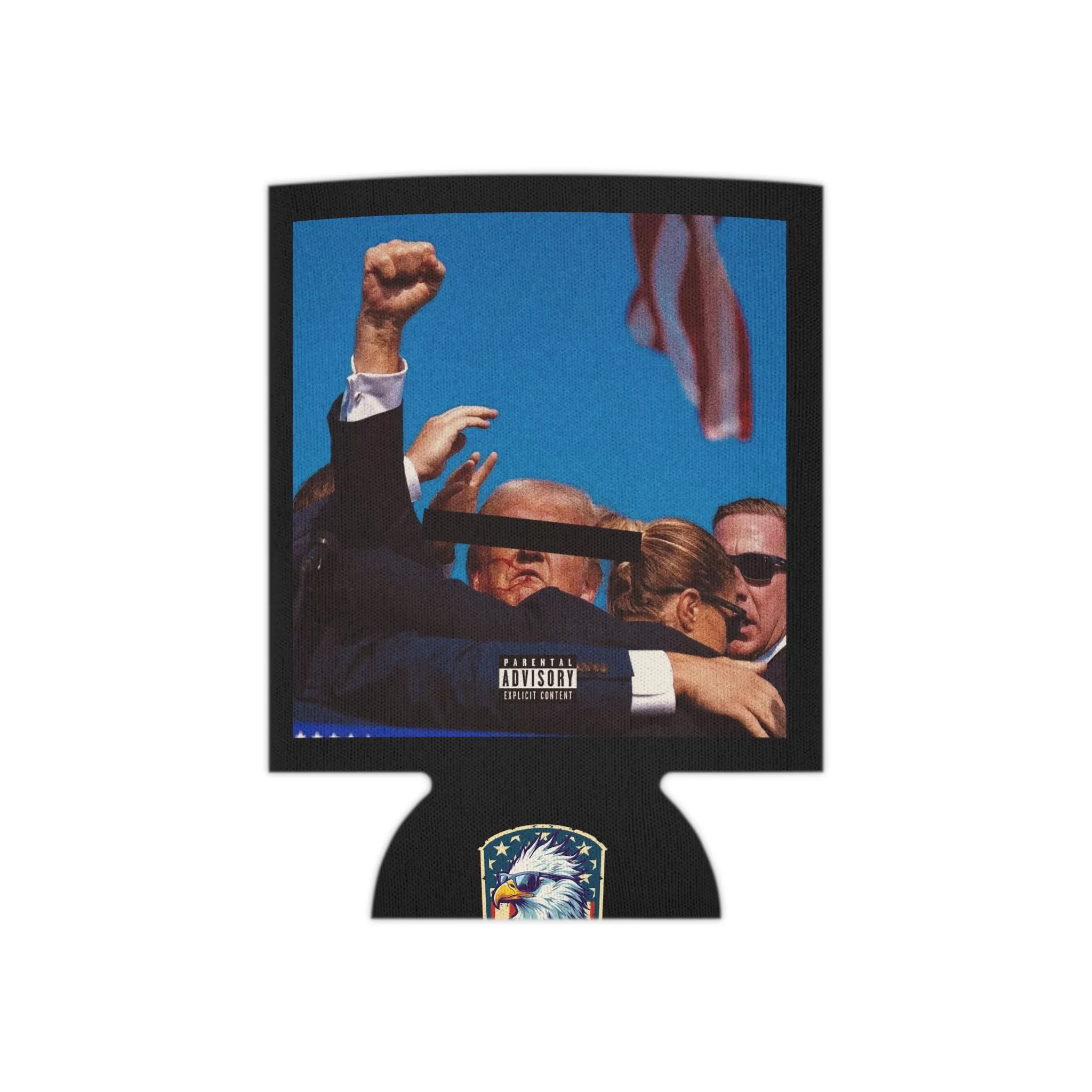 Donald Trump Album Blackout Cover Koozie