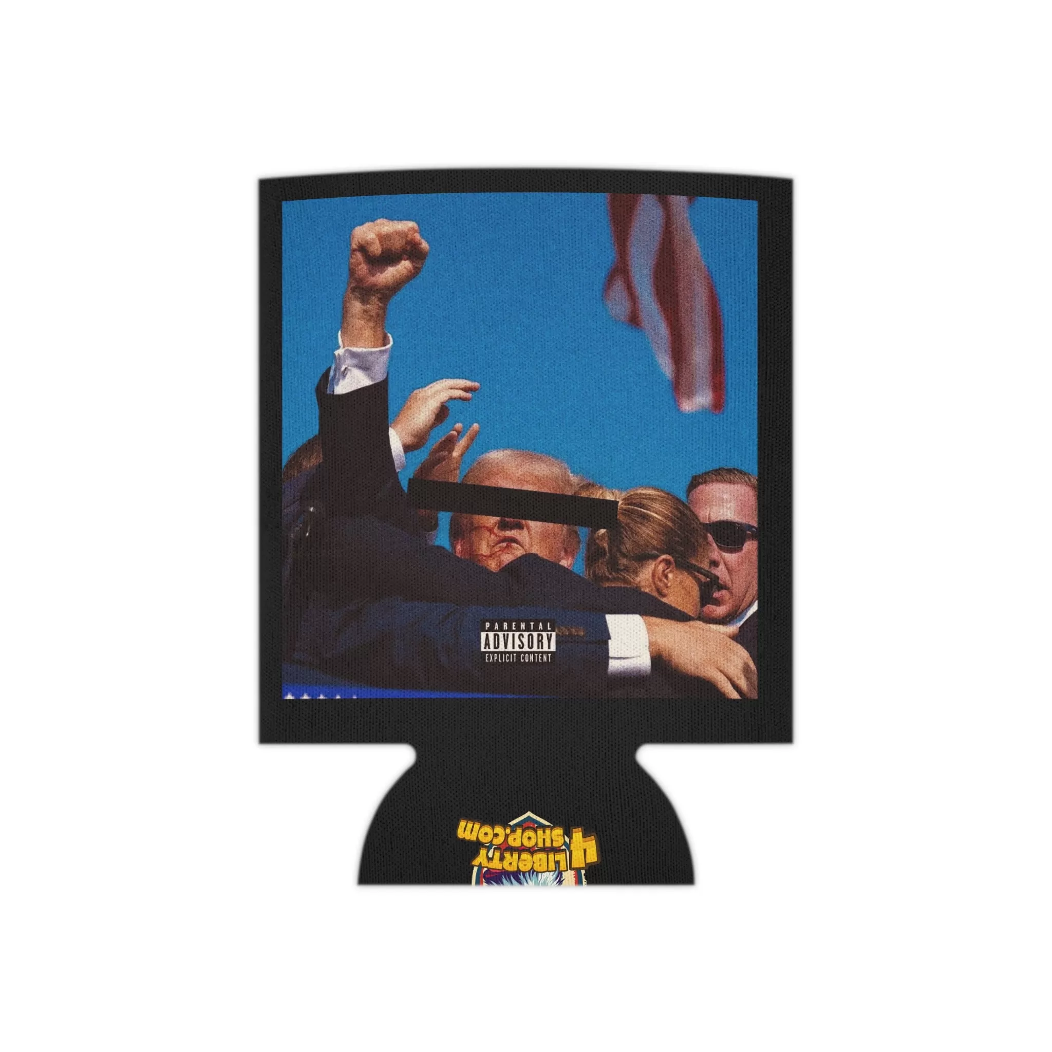 Donald Trump Album Blackout Cover Koozie