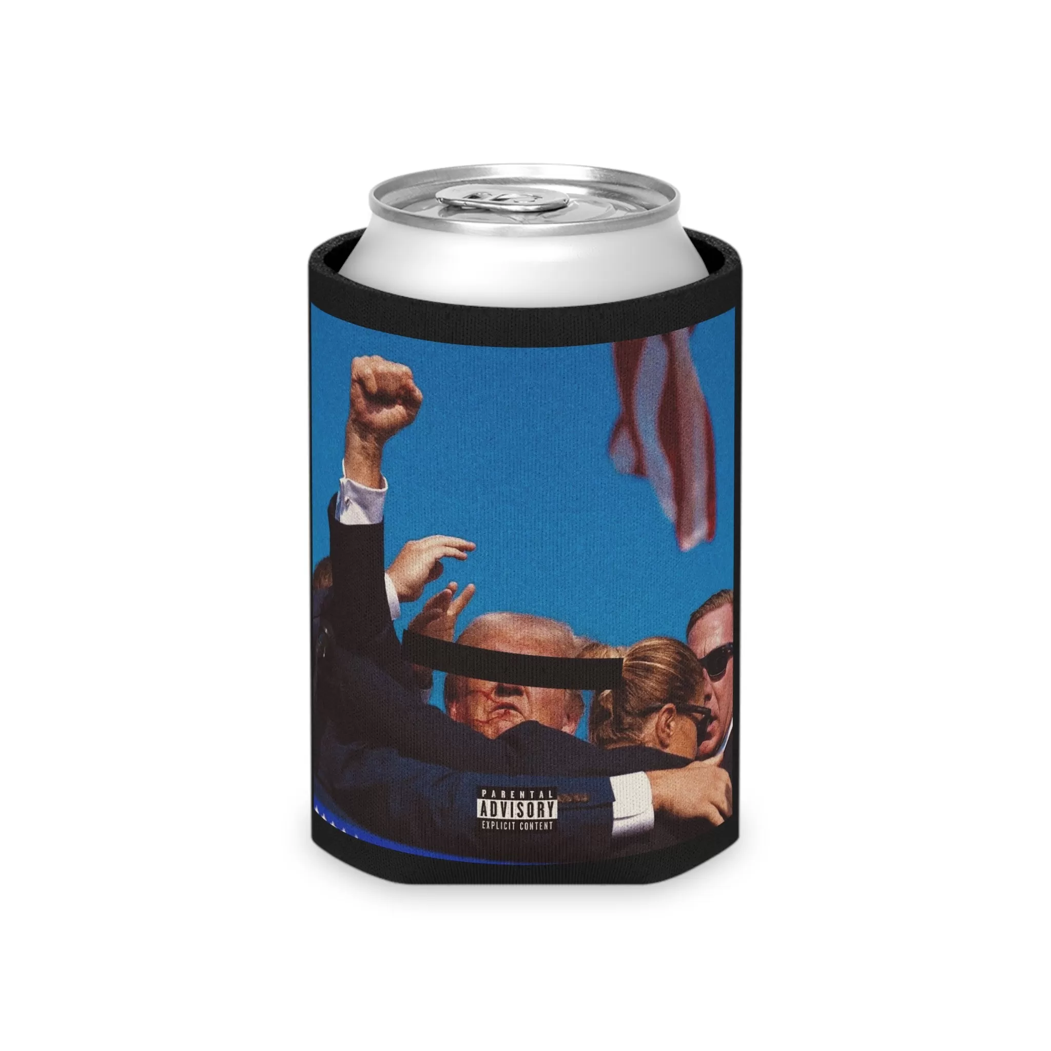 Donald Trump Album Blackout Cover Koozie