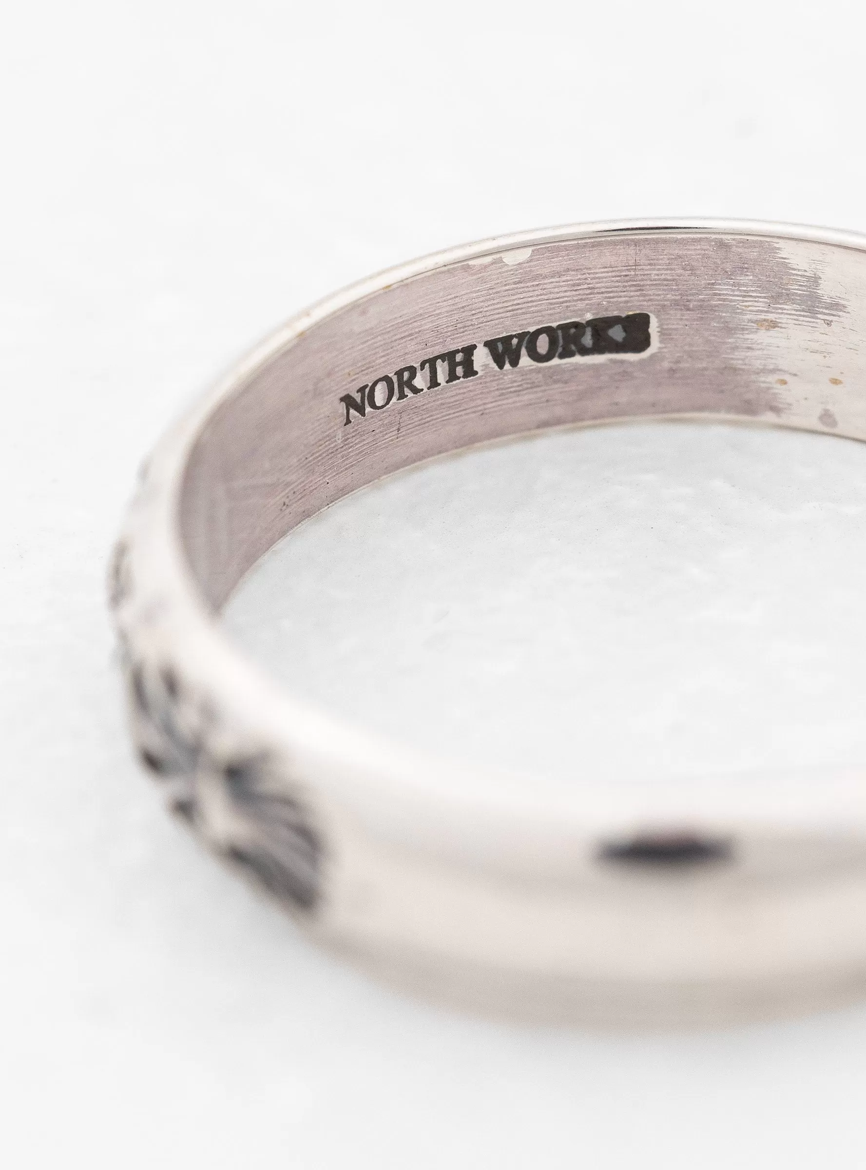 Engraved Ring A Silver