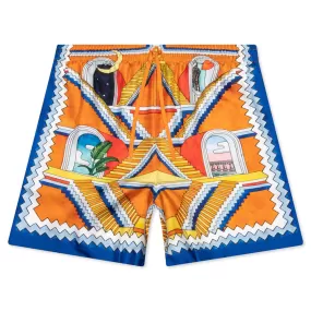 Escalier Infini Silk Shorts - Multi