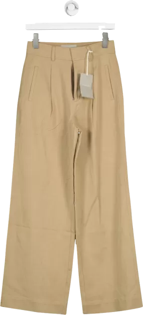 EVERLANE Brown The Way-high Drape Pant W25